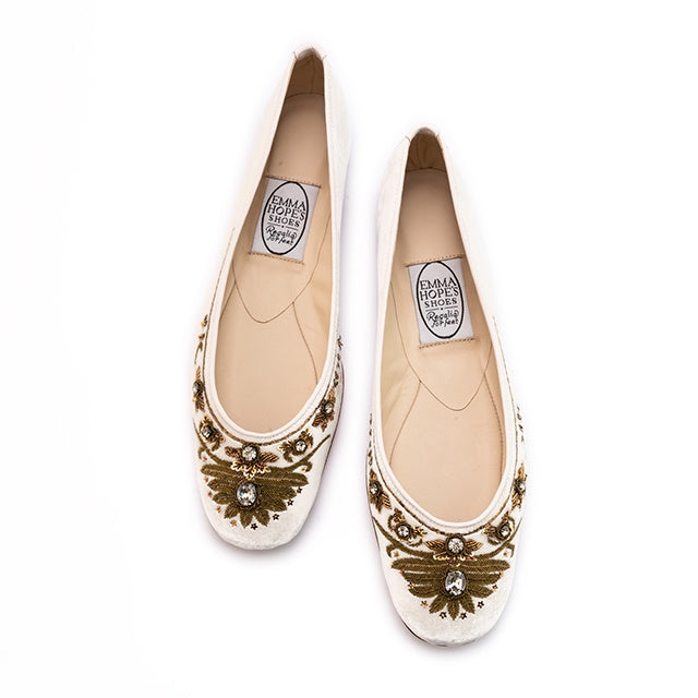 English Rosie Ballet - Ivory – Emma Hope shop