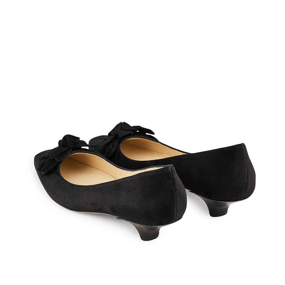 Flower Low Court-Black – Emma Hope shop
