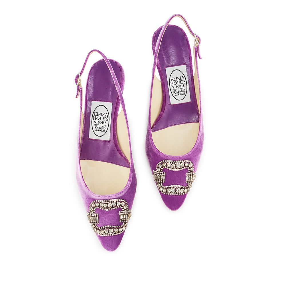 Rose velvet shoes on sale