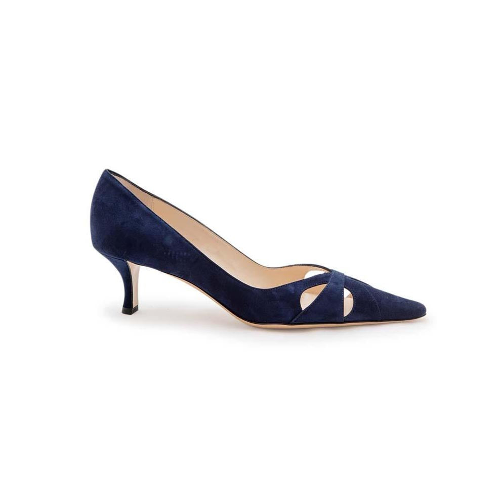 4 Piece Court Navy Suede Emma Hope shop