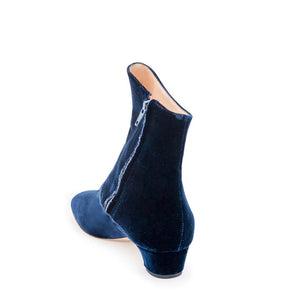 Zippo Boot Low - Inky Blue Velvet