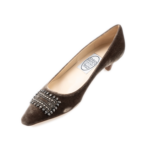 Steel Strass Buckle Mid Court