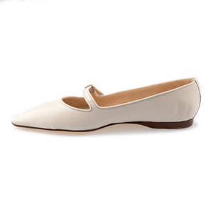 70's Strap+Bar Shoe Low Ballet-Bone Kid