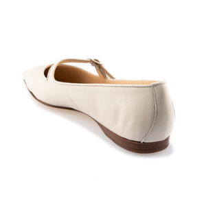 70's Strap+Bar Shoe Low Ballet-Bone Kid