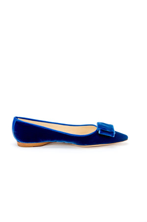FLAT BOW LOW BALLET-JEANS