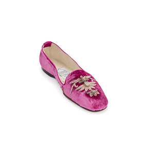 English Rosie Albert - Rose Gold Velvet