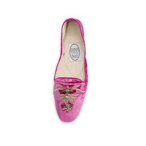English Rosie Albert - Rose Gold Velvet