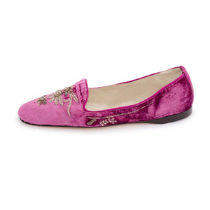 English Rosie Albert - Rose Gold Velvet