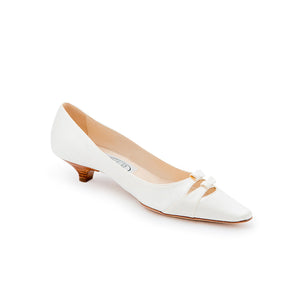 2 Bow Low Court - Ivory Satin