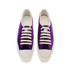 Joe Sneaker - Dark Violet Velvet