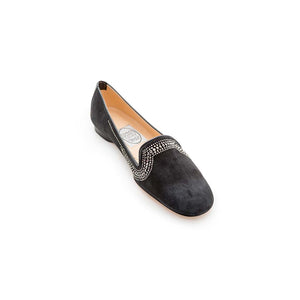 Metal Strass Albert - Charcoal Suede